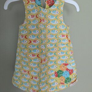 Lil Fishy Reversible Dress 18M